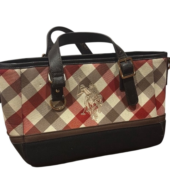 US Polo Association Mini Tote with Embroidered Polo Player - Picture 10 of 12